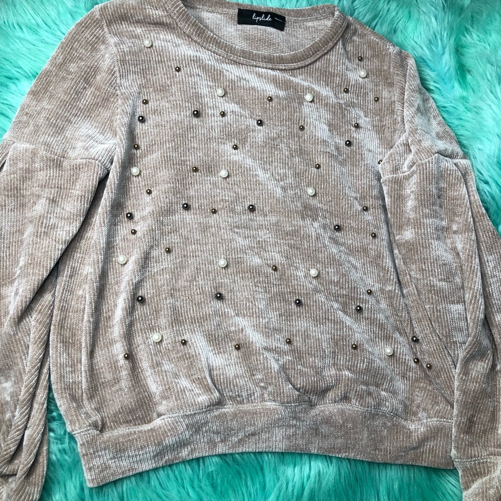 Puff sleeve sweater